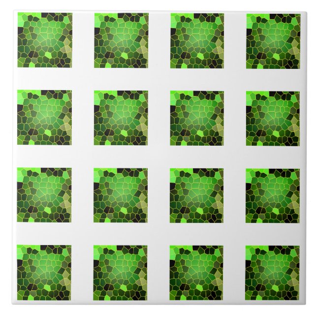 Azulejo De Cerâmica Verde-Grama (Frente)