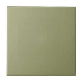 Azulejo De Cerâmica Verde Oliva Simples