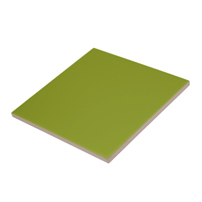 Azulejo De Cerâmica Verde Trendy (cor sólida) (Lateral)