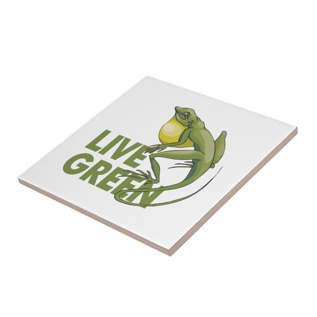 Azulejo De Cerâmica Verde vivo (Lateral)