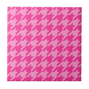 Azulejo De Cerâmica Verificação de Xadrez do sanooth rosa