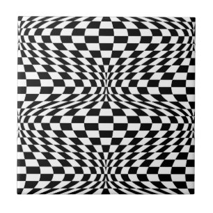 Azulejo De Cerâmica Verificações de arte de Op