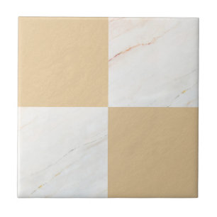 Azulejo De Cerâmica Verificador Geométrico Dourado Moderno do Marble