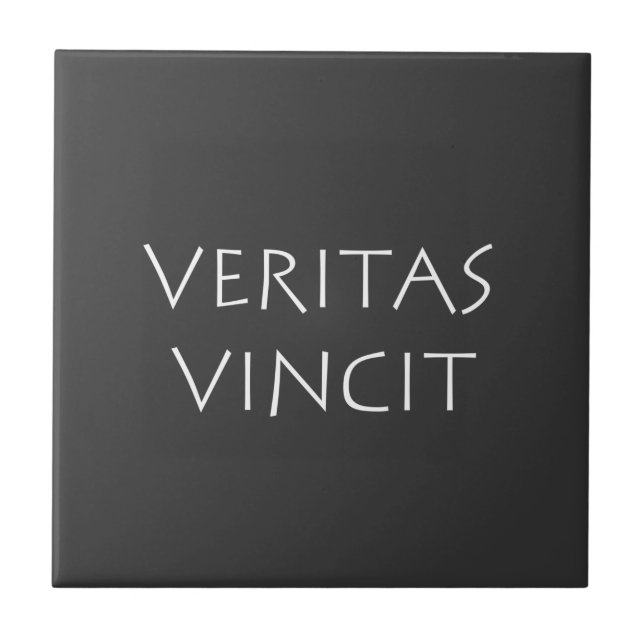 Azulejo De Cerâmica Veritas vincit (Frente)