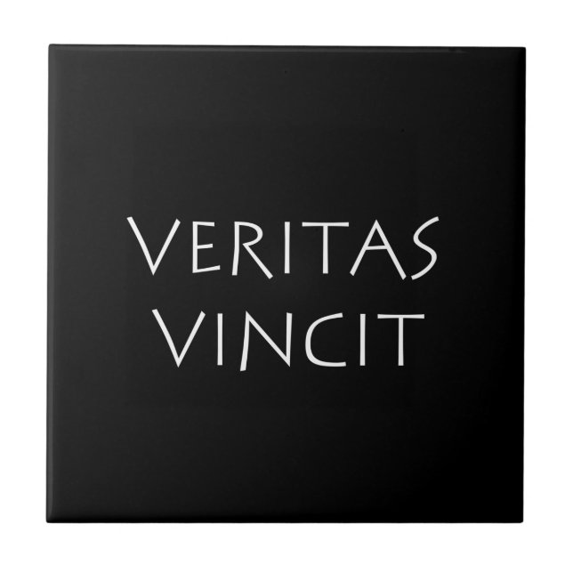 Azulejo De Cerâmica Veritas vincit (Frente)