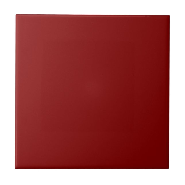 Azulejo De Cerâmica Vermelho (Frente)