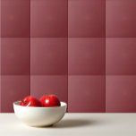 Azulejo De Cerâmica Vermelho Brick de cor sólida<br><div class="desc">Design de Brick Vermelho de cor sólida.</div>