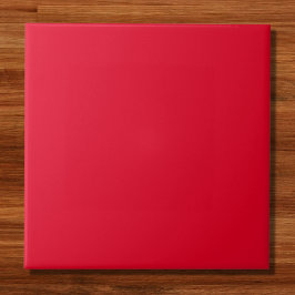 Azulejo De Cerâmica Vermelho Cádmio Cor Sólida