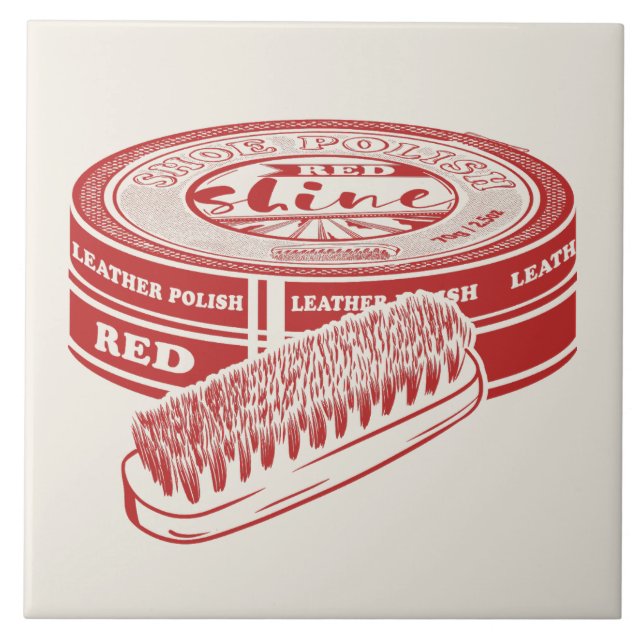 Azulejo De Cerâmica Vermelho calçado (Frente)