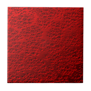 Azulejo De Cerâmica Vermelho danificado