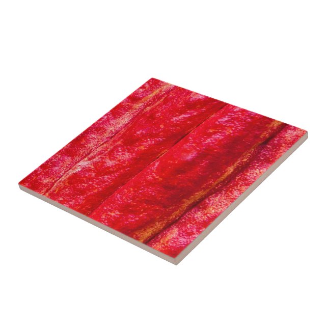 Azulejo De Cerâmica vermelho de cacau (Lateral)