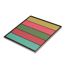 Azulejo De Cerâmica Vermelho Dourado Verde Natal Cor Em Papel Aquarela