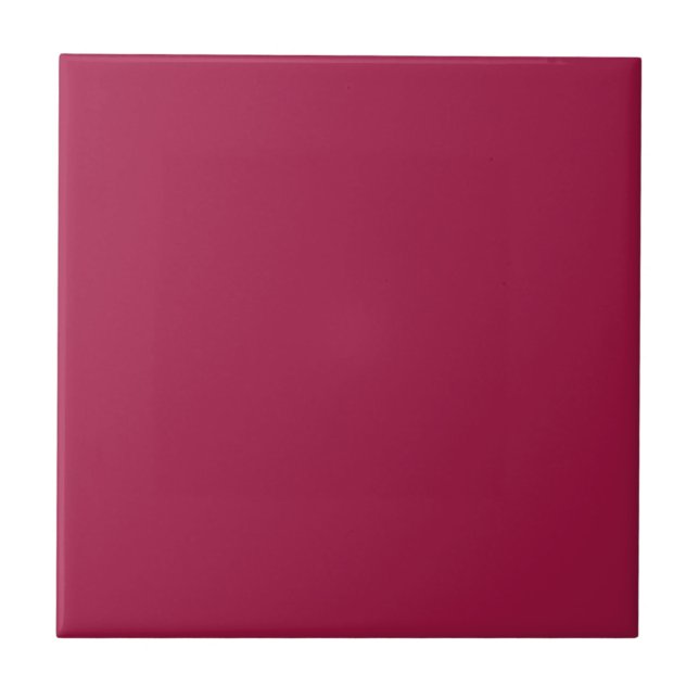 Azulejo De Cerâmica Vermelho persa de cor sólida (Frente)