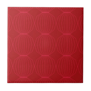 Azulejo De Cerâmica Vermelho, rosa, legal, único, tendências, arte d