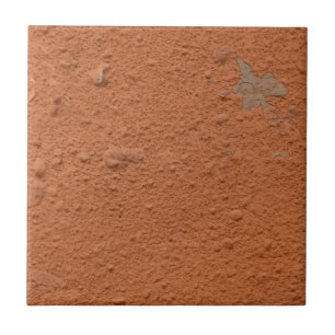 Azulejo De Cerâmica Vermelho terracota simples rústico