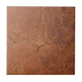Azulejo De Cerâmica Vermelho terracota simples rústico 