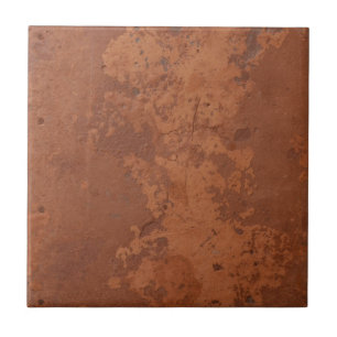 Azulejo De Cerâmica Vermelho terracota simples rústico