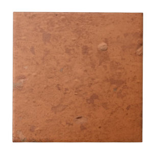 Azulejo De Cerâmica Vermelho terracota simples rústico