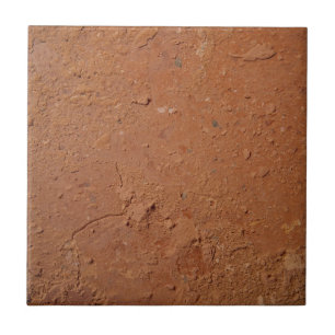 Azulejo De Cerâmica Vermelho terracota simples rústico