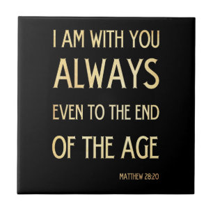 Azulejo De Cerâmica Verso escritural cristão da bíblia - 28:20 de