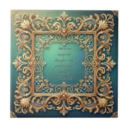 Azulejo De Cerâmica Versões de Bíblia Personalizáveis do Quadro de Arq