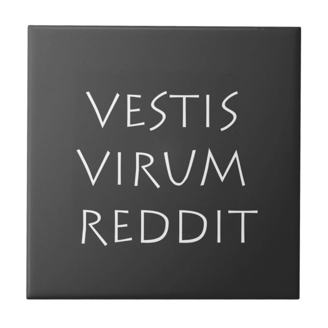 Azulejo De Cerâmica Vestis virum reddit (Frente)
