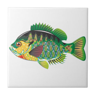 Azulejo De Cerâmica Vetor do Panfish do Bluegill