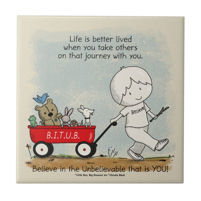 Azulejo De Cerâmica Viagem (Frente)