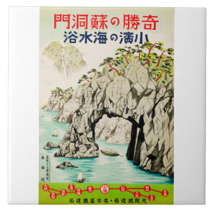 Azulejo De Cerâmica Viagem ao Japão Ilha de Okinawa