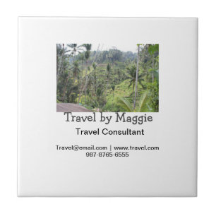 Azulejo De Cerâmica Viagem consultor da empresa adiciona nome e-mail w