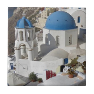 Azulejo De Cerâmica Viagem da piscina de Mykonos