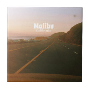 Azulejo De Cerâmica Viagem de carro para Malibu, Califórnia