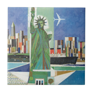 Azulejo De Cerâmica Viagens vintage Para American Airlines