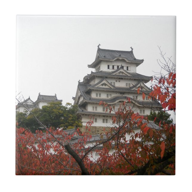 Azulejo De Cerâmica Viajar Castelo Himeji (Frente)