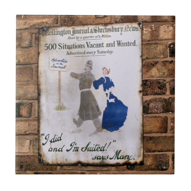 AZULEJO DE CERÂMICA  VICTORIAN ENGLAND (Frente)