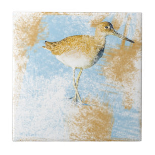 Azulejo De Cerâmica Vida Costeira Trabalho de arte de Praia de Willet 