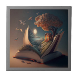 Azulejo De Cerâmica Vida poster na Leitura