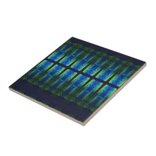 Azulejo De Cerâmica Vidro astral INVERSO azul-púrpura mais escuro