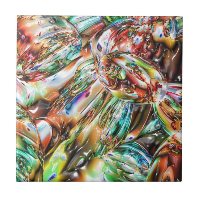 Azulejo De Cerâmica Vidro Colorido (Frente)