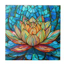 Vidro colorido cor-de-rosa Lotus