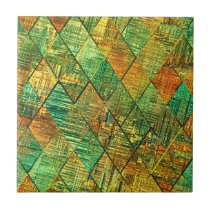 Azulejo De Cerâmica Vidro Colorido Geométrico Decorativo Moderno