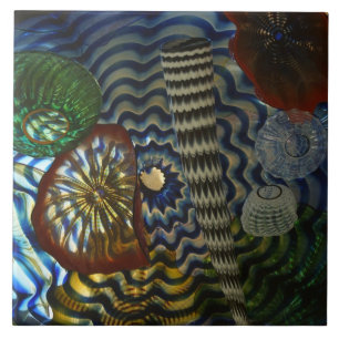 Azulejo De Cerâmica Vidro creativo soprando