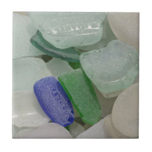 Azulejo De Cerâmica Vidro de praia pálido