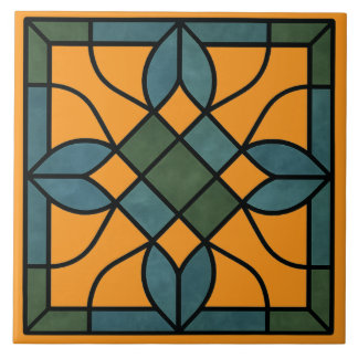 Azulejo De Cerâmica Vidro Decorativo Elegante