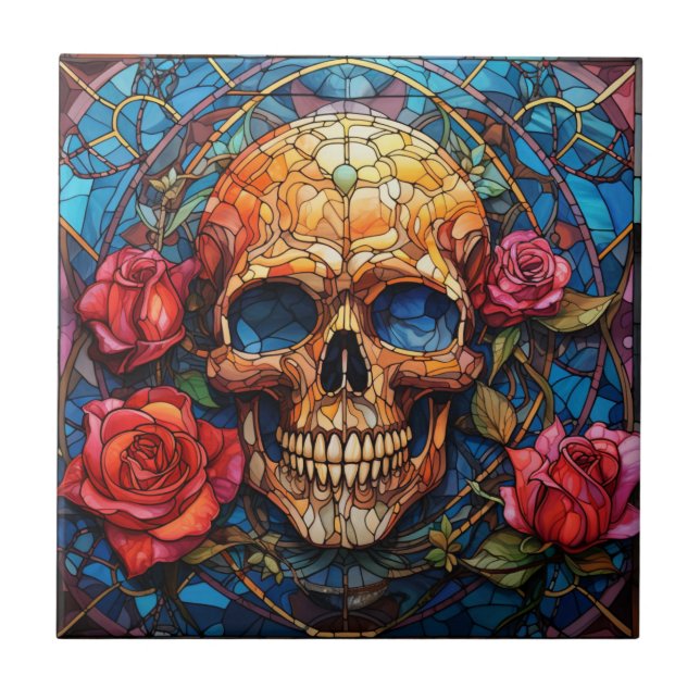 Azulejo De Cerâmica Vidro escondido Design (Frente)