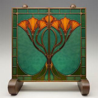 Azulejo De Cerâmica Vidro Estipulado De Flor Encantado