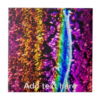 Azulejo De Cerâmica Vidro fundido com arco-íris