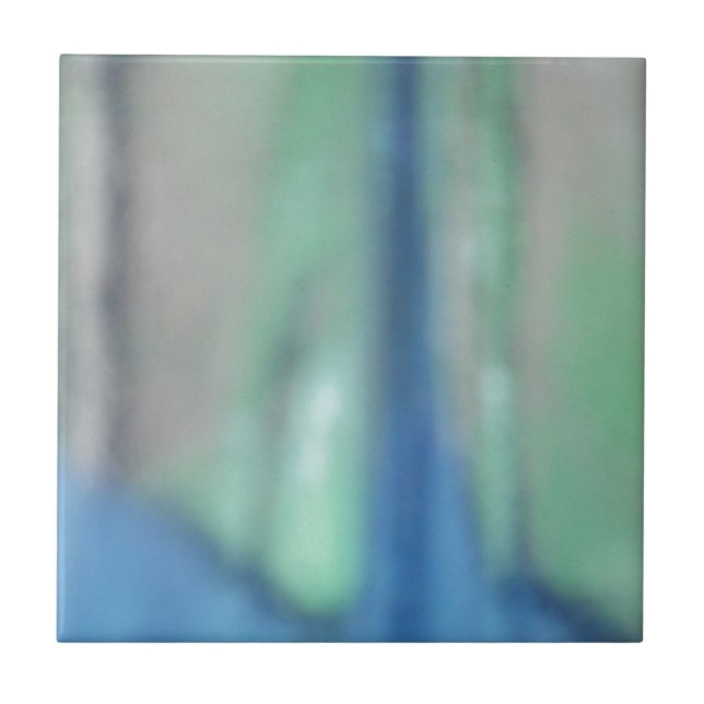 Azulejo De Cerâmica Vidro-marinho verde-azul e verde-lacrimogêneo (Frente)