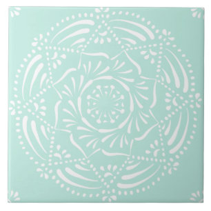 Azulejo De Cerâmica Vidro marítimo Mandala