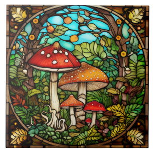 Azulejo De Cerâmica Vidro Pintado